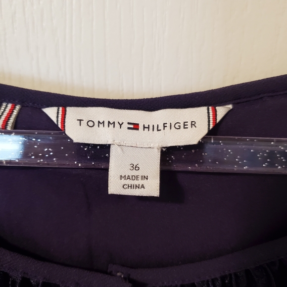 Tommy Hilfiger- Purple to Silver Ombre Pleated Maxi Dress (size 36) - Picture 3 of 17